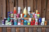 Nicht alle Kerzen wurden in der Initial-Gruppe angefertigt. Viele Kerzen wurden aus Spaß während der nächsten Tage gemacht.